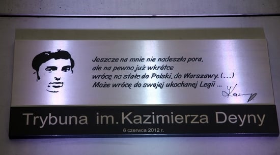 Trybuna wschodnia trybuną Kazimierza Deyny