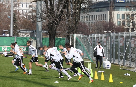 Trening pod znakiem absencji Michałów