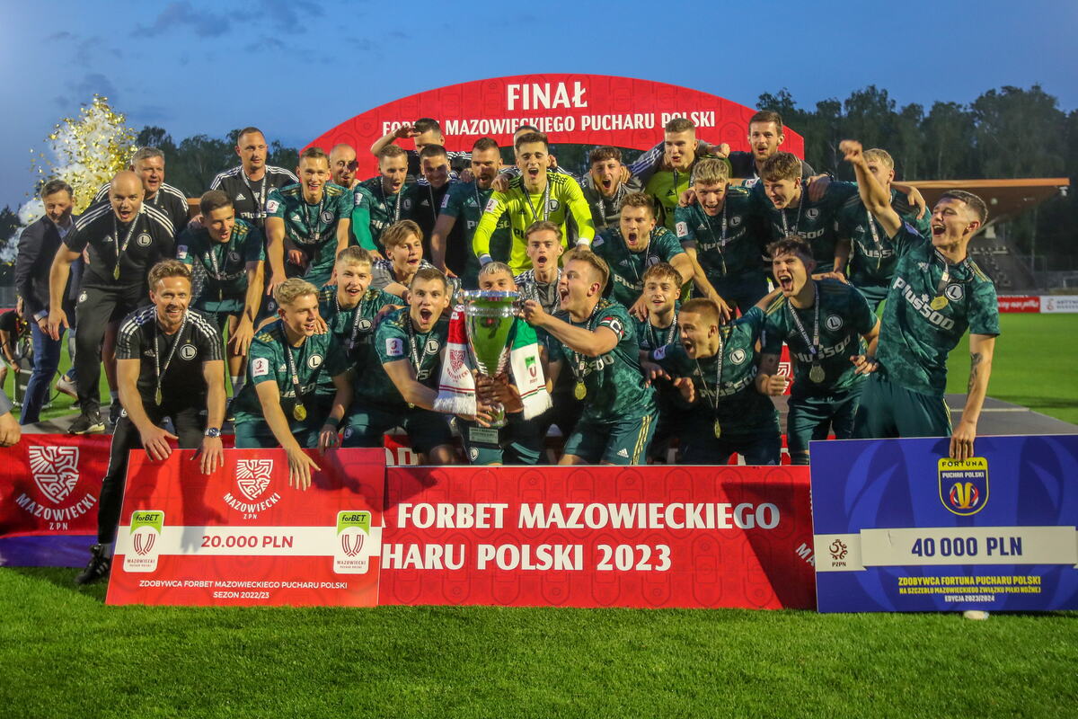 Legia II Puchar Polski radość
