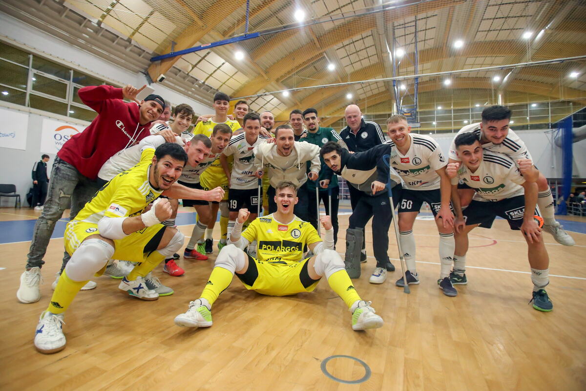 Legia Futsal radość zespół
