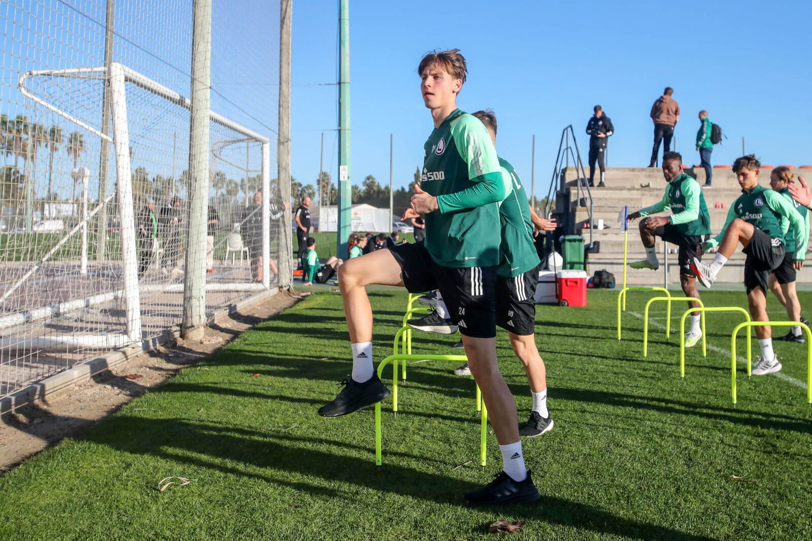 Jan Ziółkowski Pierwszy trening na zgrupowaniu w Hiszpanii