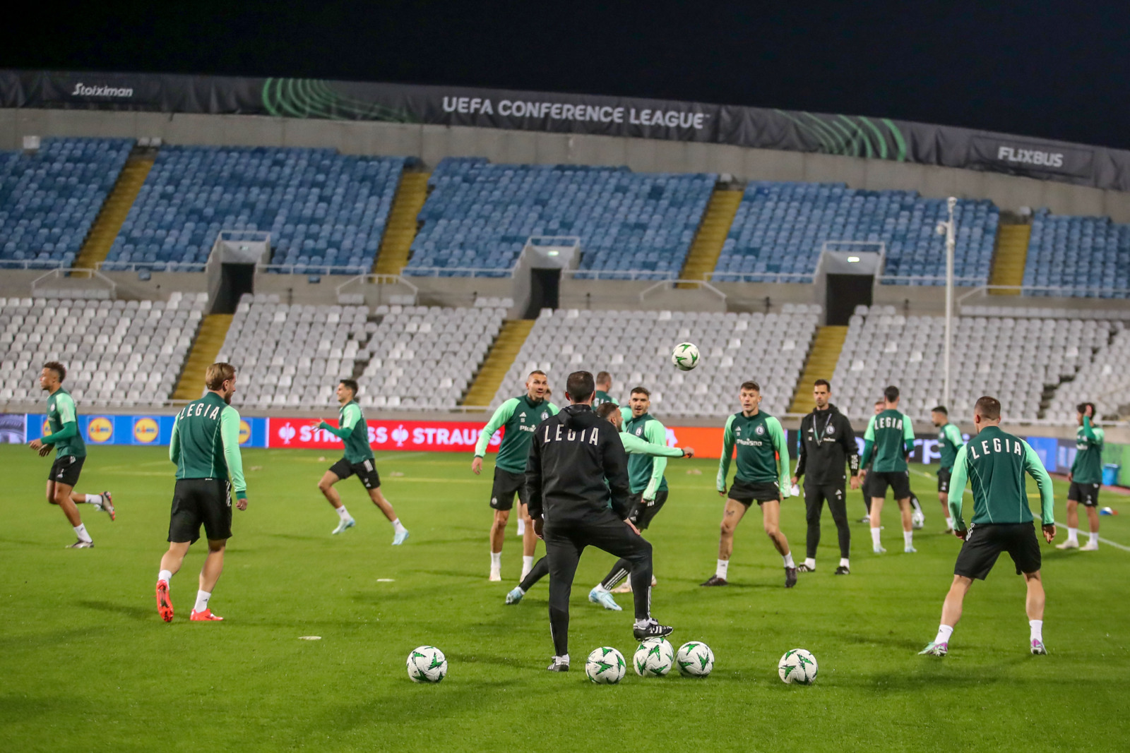 Legioniści trenowali na stadionie Omonii