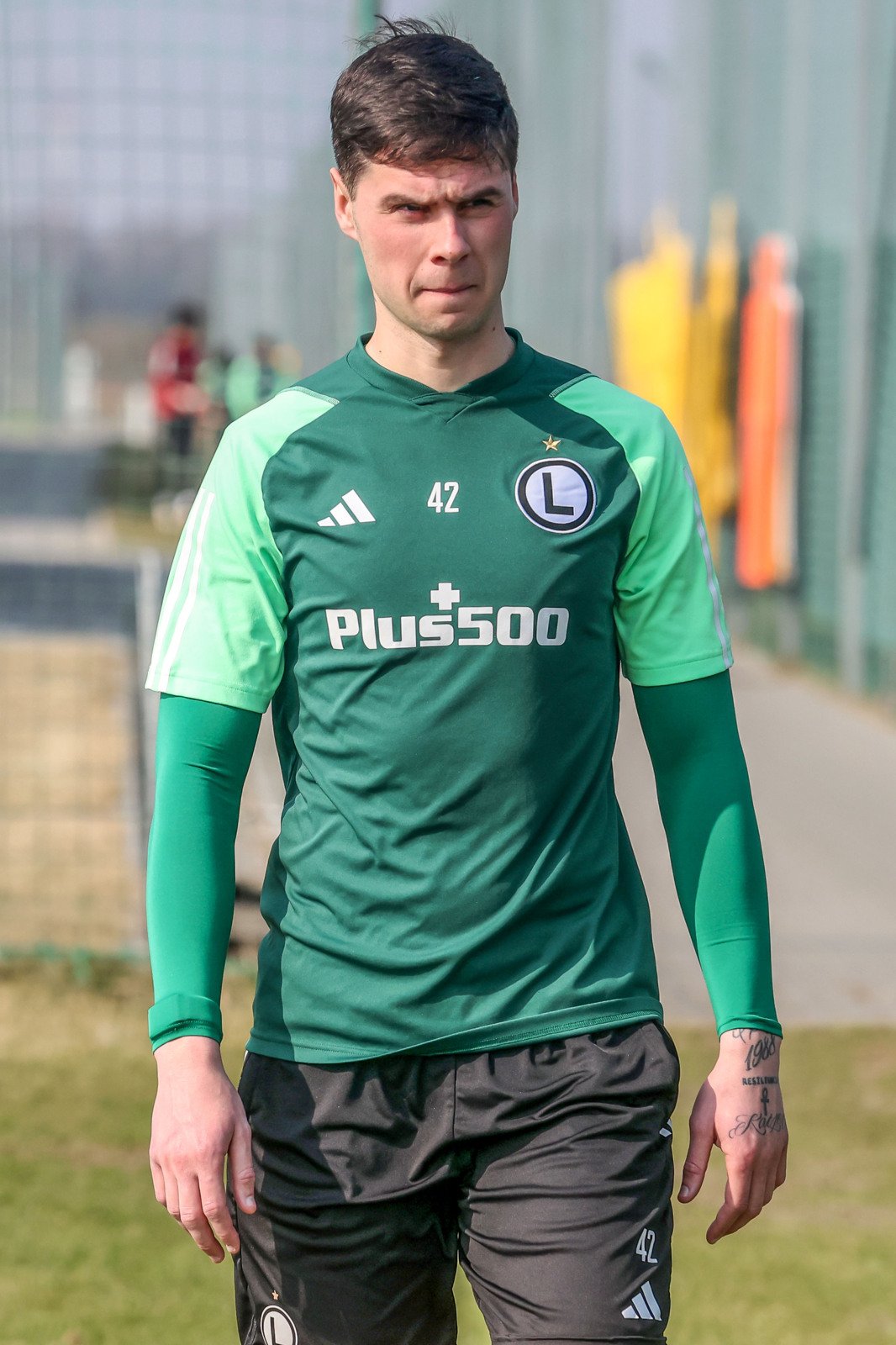 Trening przed meczem z Molde FK