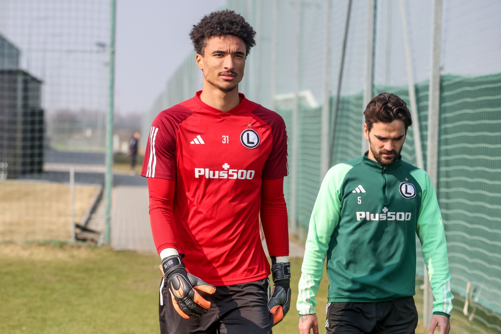 Marcel Mendes-Dudziński Claude Goncalves Trening przed meczem z Molde FK