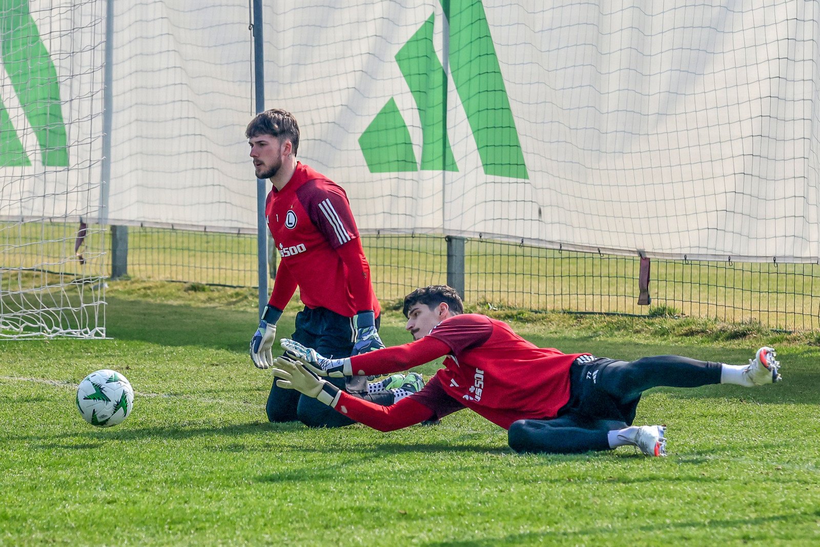 Trening przed meczem z Molde FK