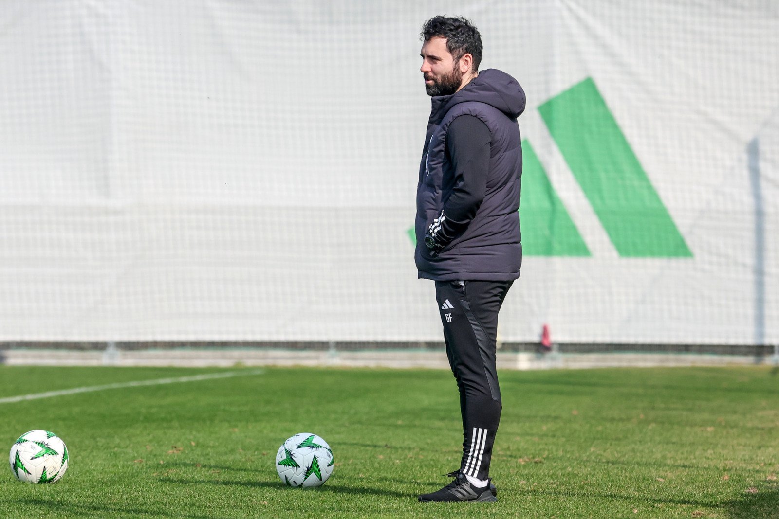 Trening przed meczem z Molde FK