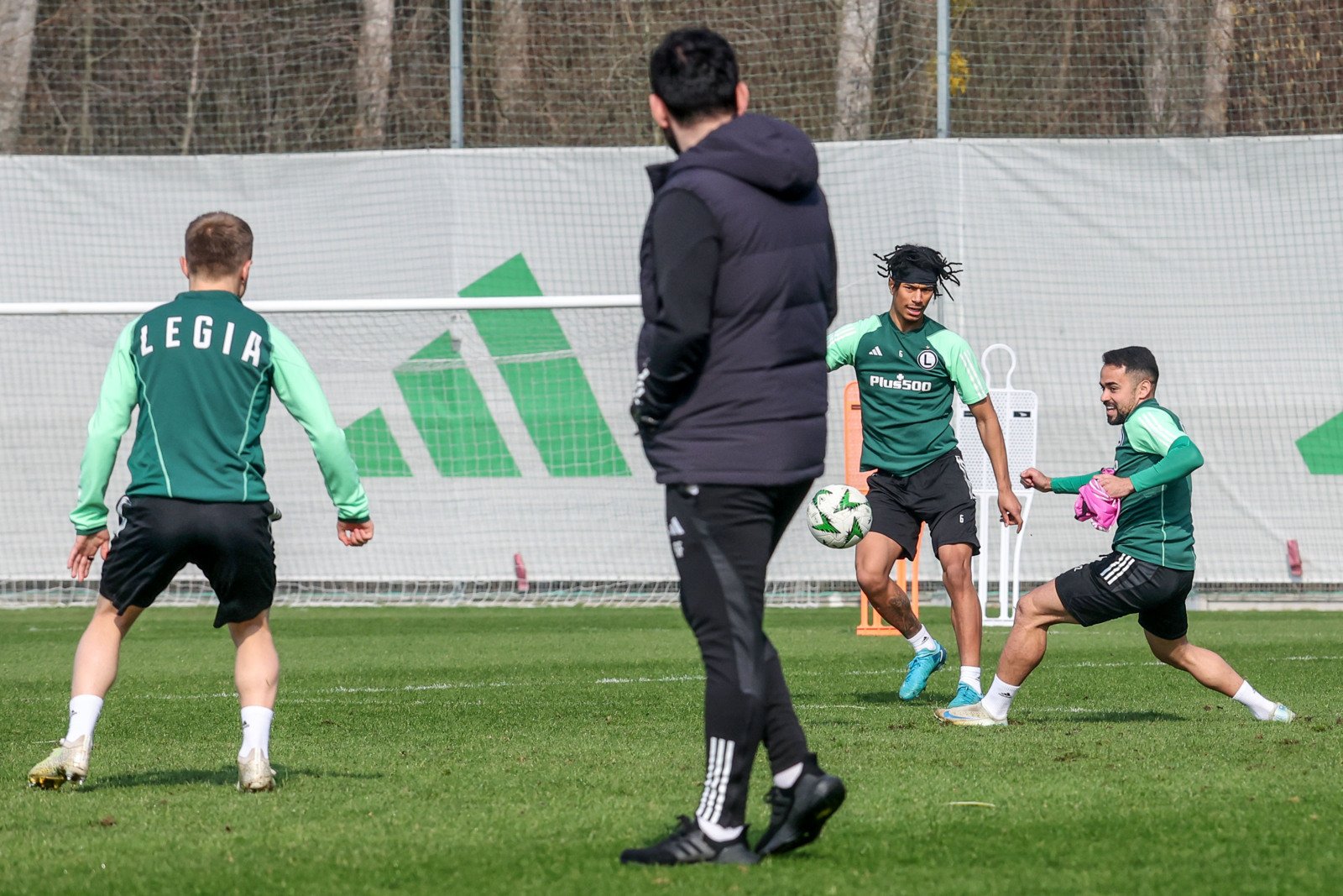 Trening przed meczem z Molde FK