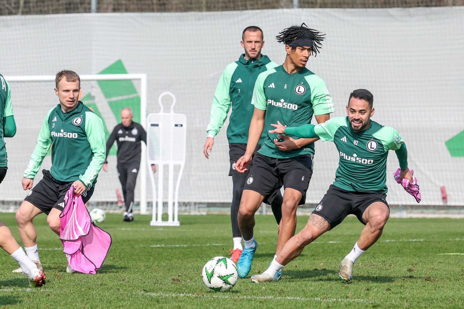 Trening przed meczem z Molde FK