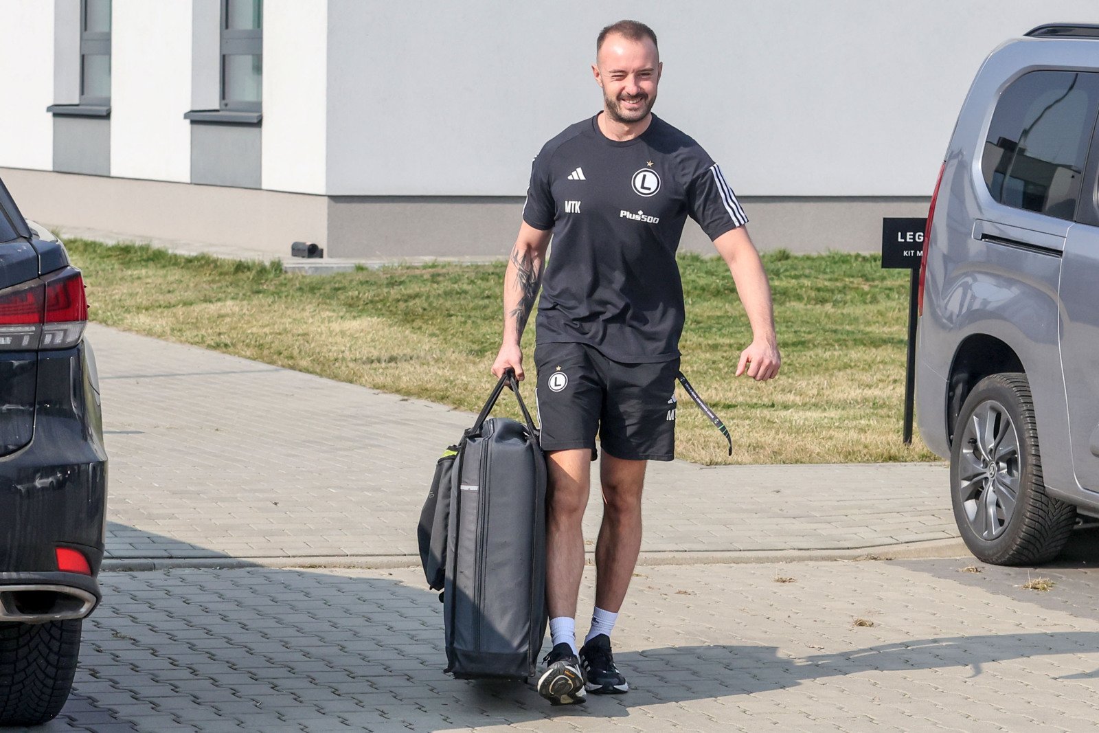 Maciej Treutz-Kuszyński Trening przed meczem z Molde FK