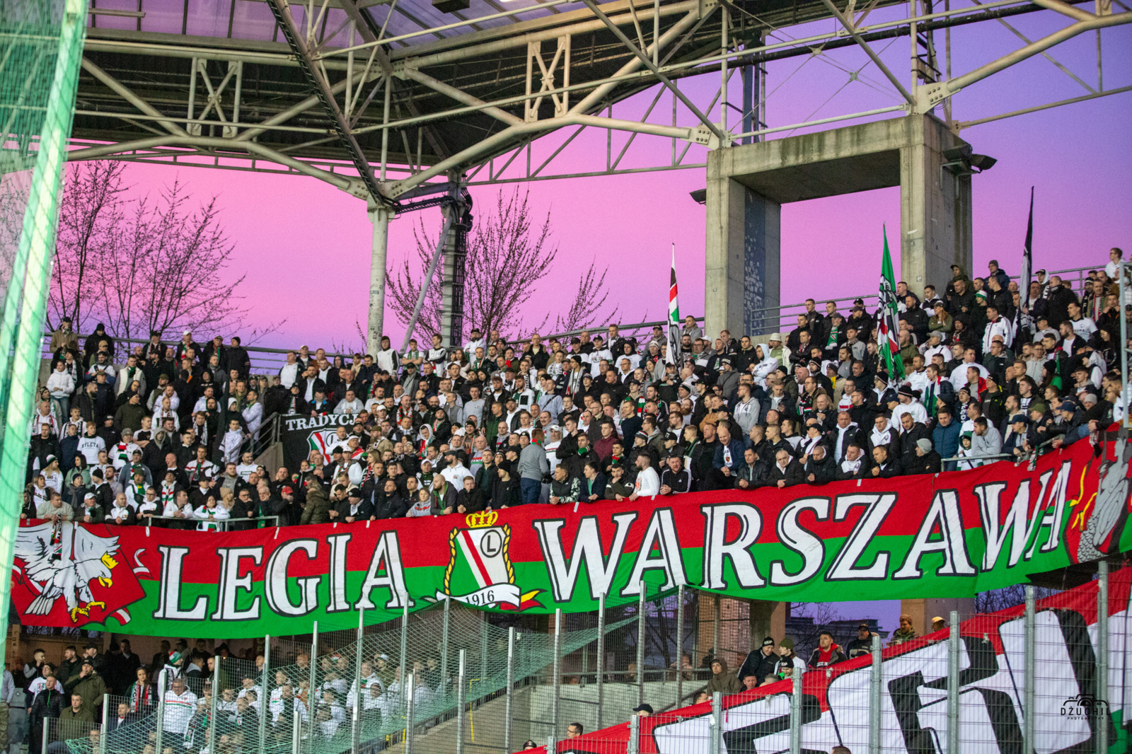 Korona Kielce - Legia Warszawa 3:3 kibice Legii