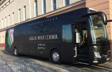 Nowy autokar Legii Warszawa