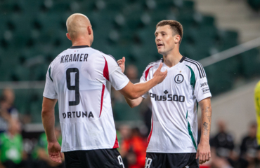 Legia - Caernarfon Blaz Kramer Marc Gual