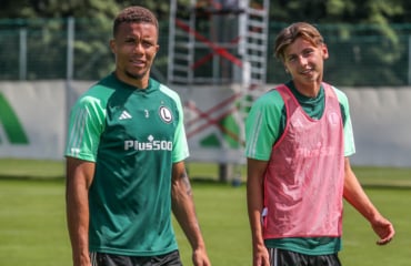 Steve Kapuadi Jan Ziółkowski Przygotowania do meczu z Caernarfon